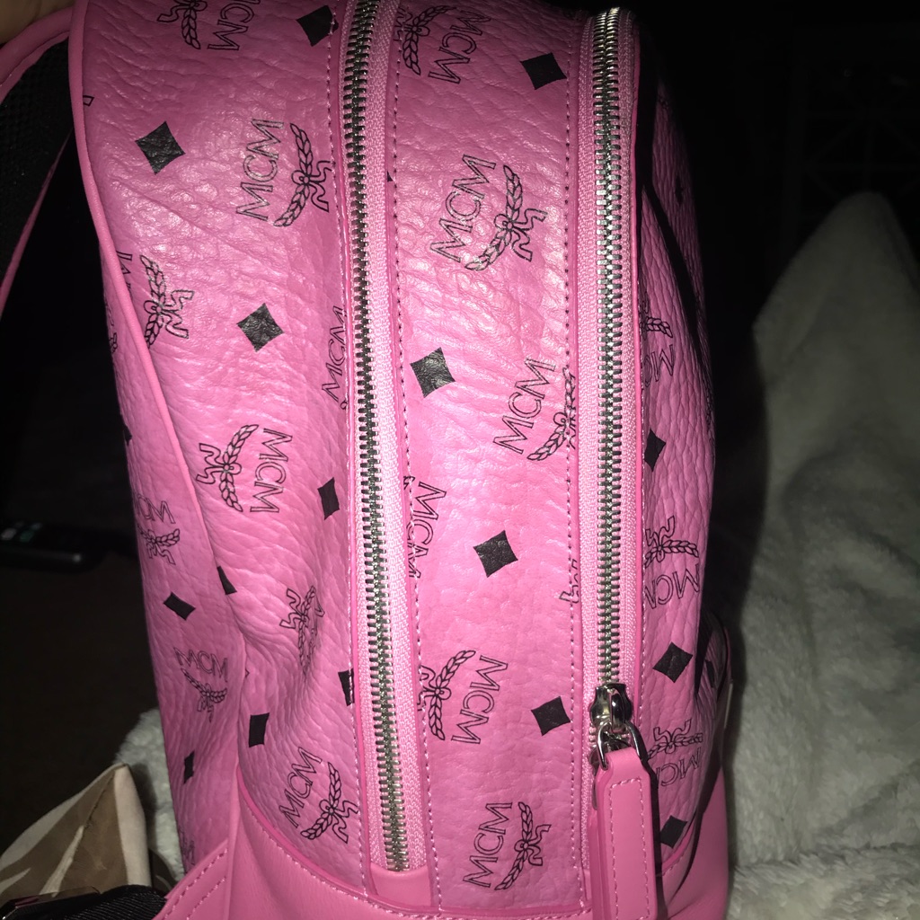 Mcm Pink Backpack - Authentic